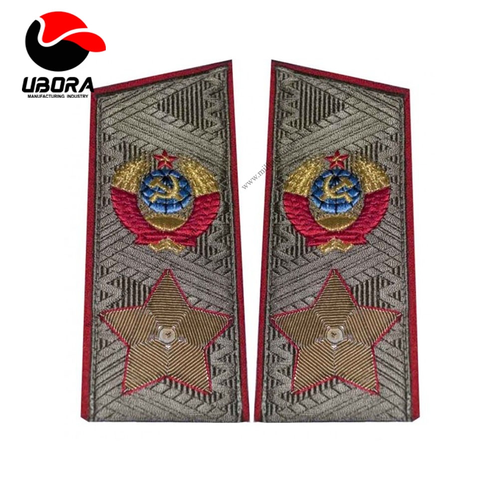 Soviet USSR uniform daily shoulder boards epaulets Ceremonial Suppliers Custom Made Military 